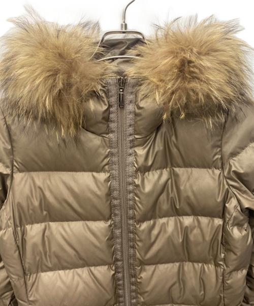 MONCLER（モンクレール）MONCLER (モンクレール) ダウンコート ブラウン サイズ:SIZE 1の古着・服飾アイテム
