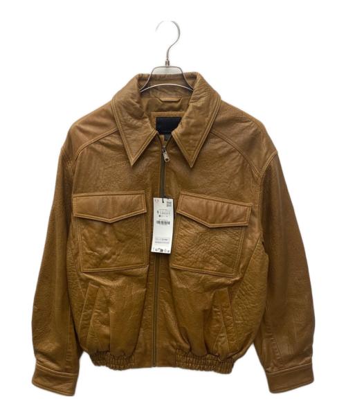 ZARA（ザラ）ZARA (ザラ) レザージャケット キャラメル サイズ:SIZE S 未使用品の古着・服飾アイテム
