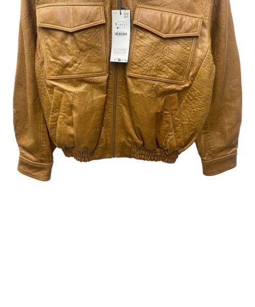 ZARA（ザラ）ZARA (ザラ) レザージャケット キャラメル サイズ:SIZE S 未使用品の古着・服飾アイテム