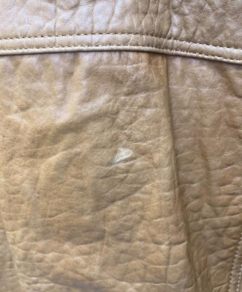 ZARA（ザラ）ZARA (ザラ) レザージャケット キャラメル サイズ:SIZE S 未使用品の古着・服飾アイテム
