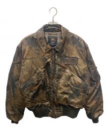 ALPHA INDUSTRIES×WIND AND SEA（アルファインダストリーズ×ウィンダンシー）の古着「フライトジャケット」｜ブラウン