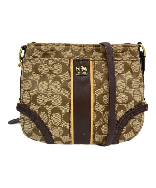 COACH（コーチ）COACH (コーチ) ショルダーバッグ ベージュの古着・服飾アイテム