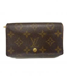 LOUIS VUITTON（ルイ ヴィトン）の古着「2つ折り財布」｜ブラウン