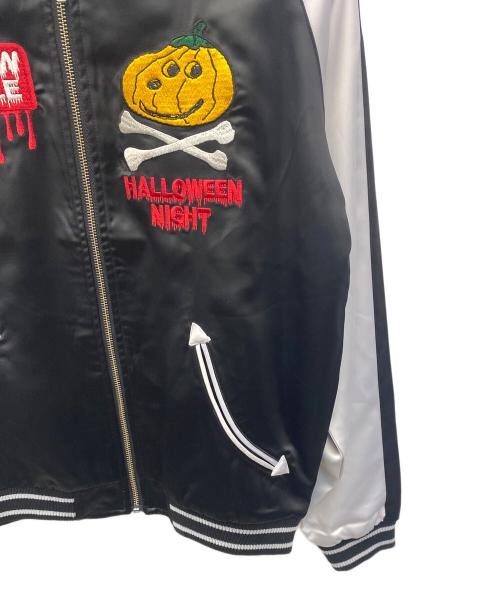 LowBlowKnuckle（ロウブロウナックル）LowBlowKnuckle (ロウブロウナックル) PEANUTS (ピーナッツ) スカジャン ブラック サイズ:Ｍ 未使用品の古着・服飾アイテム