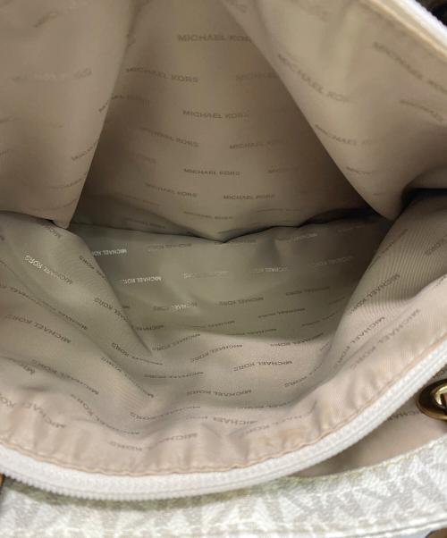 MICHAEL KORS（マイケルコース）MICHAEL KORS (マイケルコース) トートバッグ ベージュ×ブラウンの古着・服飾アイテム