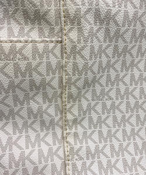 MICHAEL KORS（マイケルコース）MICHAEL KORS (マイケルコース) トートバッグ ベージュ×ブラウンの古着・服飾アイテム