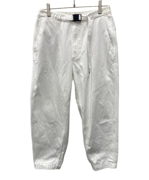 THE NORTHFACE PURPLELABEL（ザ・ノースフェイス パープルレーベル）THE NORTHFACE PURPLELABEL (ザ・ノースフェイス パープルレーベル) デニムワイドテーパードパンツ ホワイト サイズ:30の古着・服飾アイテム