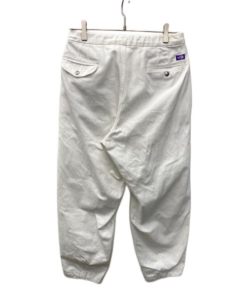 THE NORTHFACE PURPLELABEL（ザ・ノースフェイス パープルレーベル）THE NORTHFACE PURPLELABEL (ザ・ノースフェイス パープルレーベル) デニムワイドテーパードパンツ ホワイト サイズ:30の古着・服飾アイテム