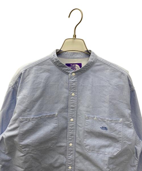 THE NORTHFACE PURPLELABEL（ザ・ノースフェイス パープルレーベル）THE NORTHFACE PURPLELABEL (ザ・ノースフェイス パープルレーベル) 長袖シャツ ライトブルー サイズ:Ｓの古着・服飾アイテム