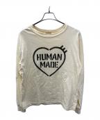 HUMAN MADEヒューマンメイド）の古着「長袖カットソー」｜ベージュ