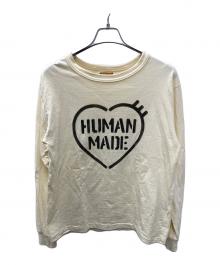 HUMAN MADE（ヒューマンメイド）の古着「長袖カットソー」｜ベージュ