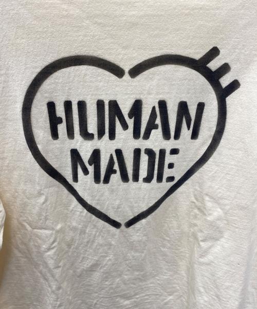 HUMAN MADE（ヒューマンメイド）HUMAN MADE (ヒューマンメイド) 長袖カットソー ベージュ サイズ:SIZE Lの古着・服飾アイテム