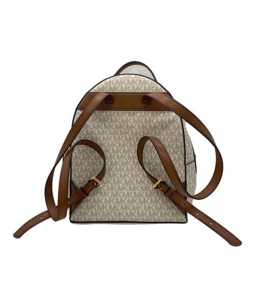 MICHAEL KORS（マイケルコース）MICHAEL KORS (マイケルコース) リュック ホワイト×ブラウンの古着・服飾アイテム