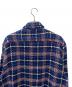 中古・古着 WAX LONDON (ワックスロンドン) シャツジャケット ブルー×レッド サイズ:XL 未使用品：9000円