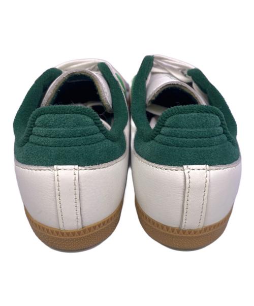 adidas（アディダス）adidas (アディダス) ローカットスニーカー ホワイト×グリーン サイズ:23.5の古着・服飾アイテム