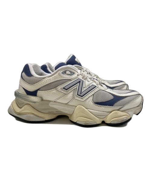 NEW BALANCE（ニューバランス）NEW BALANCE (ニューバランス) ローカットスニーカー ホワイト×ブルー サイズ:24cmの古着・服飾アイテム