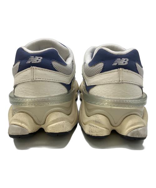 NEW BALANCE（ニューバランス）NEW BALANCE (ニューバランス) ローカットスニーカー ホワイト×ブルー サイズ:24cmの古着・服飾アイテム