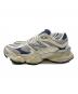 中古・古着 NEW BALANCE (ニューバランス) ローカットスニーカー ホワイト×ブルー サイズ:24cm：8000円