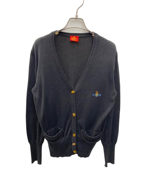 Vivienne Westwood（ヴィヴィアンウエストウッド）Vivienne Westwood (ヴィヴィアンウエストウッド) 薄手カーディガン ブラック サイズ:Ｌの古着・服飾アイテム