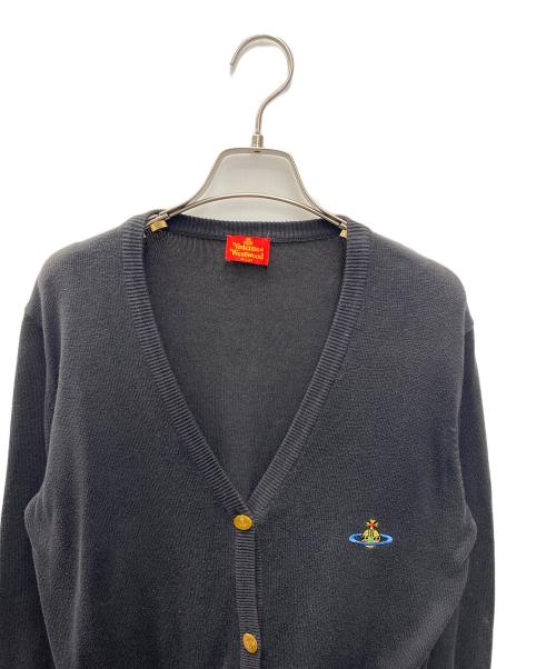 Vivienne Westwood（ヴィヴィアンウエストウッド）Vivienne Westwood (ヴィヴィアンウエストウッド) 薄手カーディガン ブラック サイズ:Ｌの古着・服飾アイテム