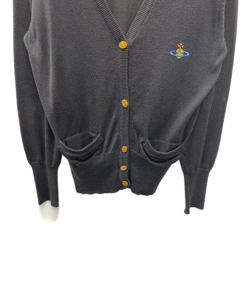 Vivienne Westwood（ヴィヴィアンウエストウッド）Vivienne Westwood (ヴィヴィアンウエストウッド) 薄手カーディガン ブラック サイズ:Ｌの古着・服飾アイテム