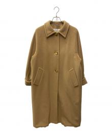 MaxMara（マックスマーラ）の古着「カシミヤ混コート」｜ベージュ
