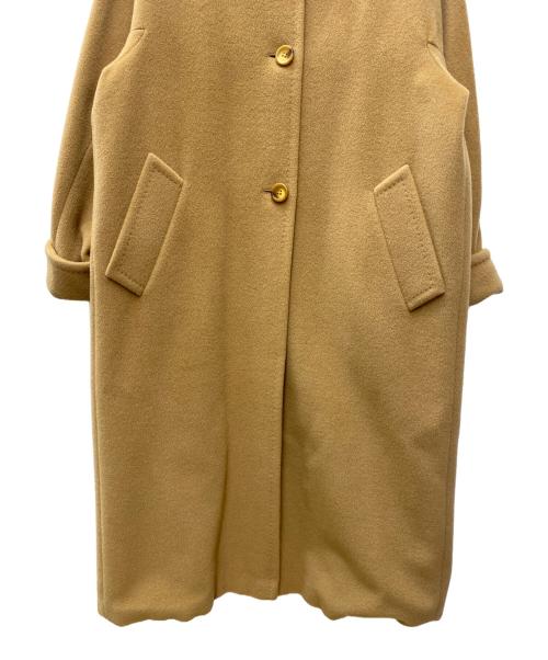 MaxMara（マックスマーラ）MaxMara (マックスマーラ) カシミヤ混コート ベージュ サイズ:Lの古着・服飾アイテム