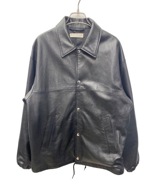 BEAUTY&YOUTH UNITED ARROWS（ビューティーアンドユースユナイテッドアローズ）BEAUTY&YOUTH UNITED ARROWS (ビューティーアンドユースユナイテッドアローズ) レザージャケット ブラック サイズ:Ｍの古着・服飾アイテム
