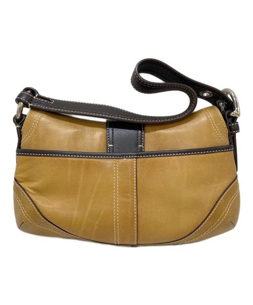 COACH（コーチ）COACH (コーチ) ハンドバッグ キャメル×ブラウンの古着・服飾アイテム