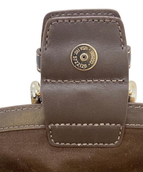 COACH（コーチ）COACH (コーチ) ハンドバッグ キャメル×ブラウンの古着・服飾アイテム