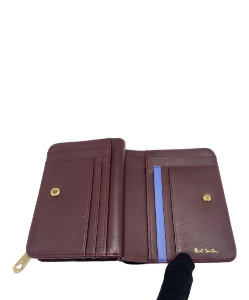 PAUL SMITH（ポールスミス）Paul Smith (ポールスミス) 2つ折り財布 ピンク×レッドの古着・服飾アイテム