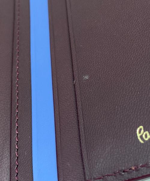 PAUL SMITH（ポールスミス）Paul Smith (ポールスミス) 2つ折り財布 ピンク×レッドの古着・服飾アイテム