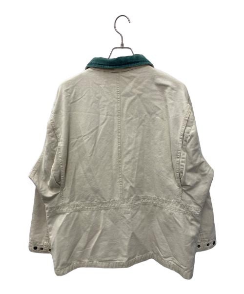 ST JOHN'S BAY（セントジョンズベイ）ST JOHN'S BAY (セントジョンズベイ) ハンティングジャケット ホワイト サイズ:Ｌの古着・服飾アイテム