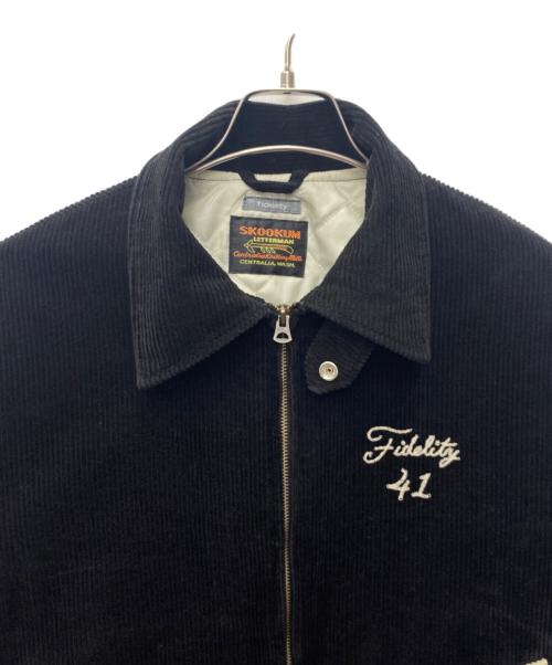FIDELITY（フィデリティー）FIDELITY (フィデリティー) SKOOKUM (スクーカム) コーデュロイジャケット ブラック サイズ:Ｌの古着・服飾アイテム