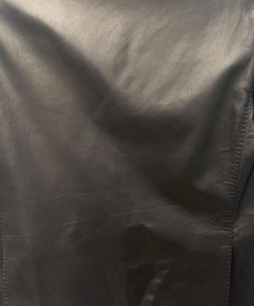 GUCCI（グッチ）GUCCI (グッチ) ラムレザーテーラードジャケット ブラック サイズ:SIZE 42 未使用品の古着・服飾アイテム