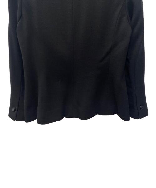 CHANEL（シャネル）CHANEL (シャネル) ウール カメリアボタン 3Bテーラードジャケット ブラック サイズ:40の古着・服飾アイテム