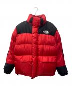 THE NORTH FACEザ ノース フェイス）の古着「ダウンジャケット」｜レッド×ブラック
