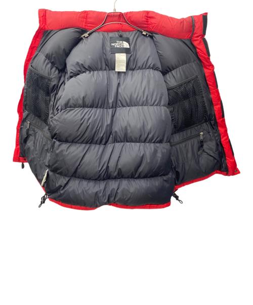 THE NORTH FACE（ザ ノース フェイス）THE NORTH FACE (ザ ノース フェイス) ダウンジャケット レッド×ブラック サイズ:Ｍの古着・服飾アイテム