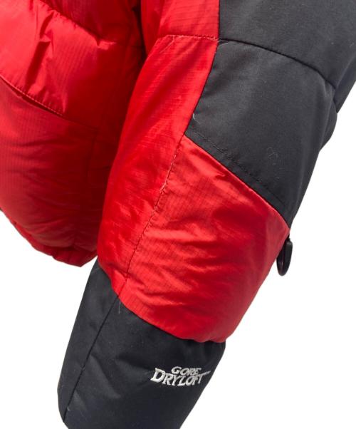 THE NORTH FACE（ザ ノース フェイス）THE NORTH FACE (ザ ノース フェイス) ダウンジャケット レッド×ブラック サイズ:Ｍの古着・服飾アイテム