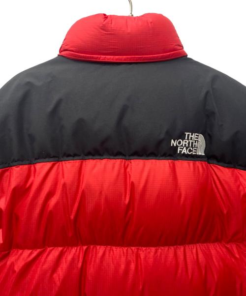 THE NORTH FACE（ザ ノース フェイス）THE NORTH FACE (ザ ノース フェイス) ダウンジャケット レッド×ブラック サイズ:Ｍの古着・服飾アイテム