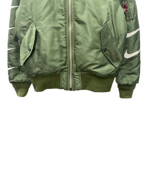 ALPHA（アルファ）ALPHA (アルファ) NIKE (ナイキ) フライトジャケット カーキ サイズ:Ｍの古着・服飾アイテム