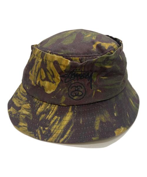 stussy（ステューシー）stussy (ステューシー) ハット カーキ サイズ:L-XLの古着・服飾アイテム