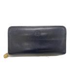 LOEWEロエベ）の古着「ラウンドファスナー財布」｜ブラック