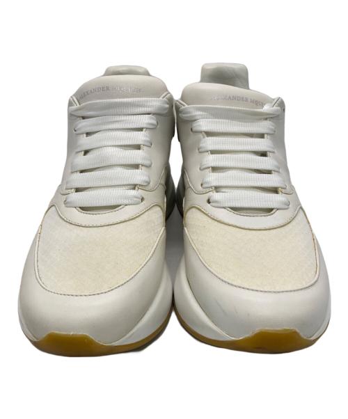 ALEXANDER McQUEEN（アレキサンダーマックイーン）ALEXANDER McQUEEN (アレキサンダーマックイーン) ハイカットスニーカー ホワイト サイズ:42の古着・服飾アイテム