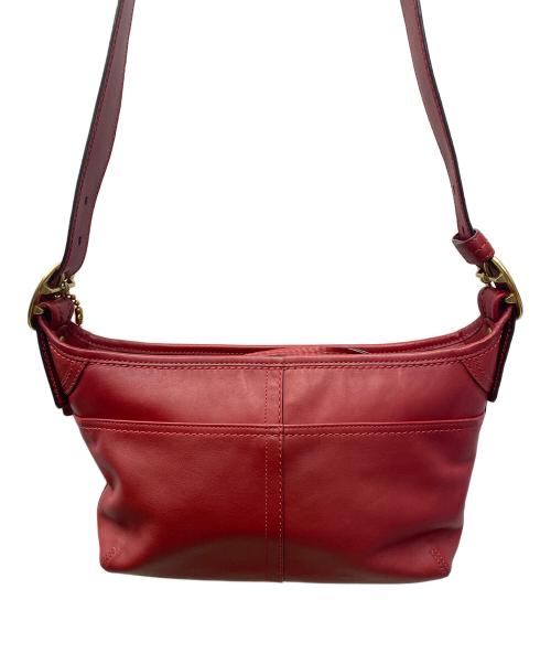 COACH（コーチ）COACH (コーチ) ショルダーバッグ レッドの古着・服飾アイテム
