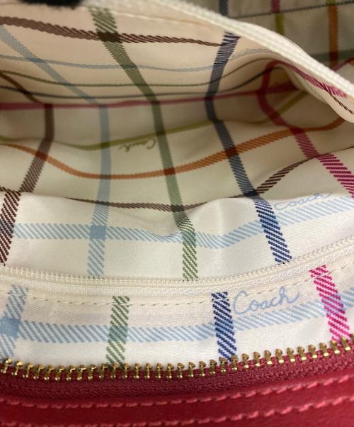 COACH（コーチ）COACH (コーチ) ショルダーバッグ レッドの古着・服飾アイテム