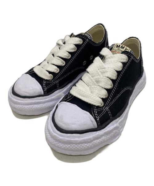 Maison MIHARA YASUHIRO（メゾン ミハラ ヤスヒロ）Maison MIHARA YASUHIRO (メゾン ミハラ ヤスヒロ) ローカットスニーカー ブラック×ホワイト サイズ:23.5の古着・服飾アイテム