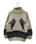 KANATA (カナタ) カウチンニットジャケット ベージュ×グレー サイズ:SIZE ONE：10000円