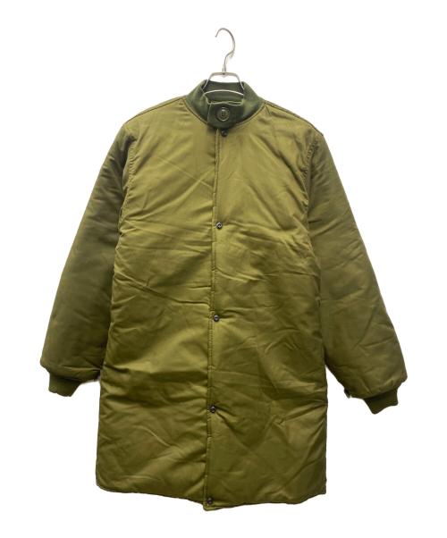 PEERLESS GARMENTS（ピアレスガーメンツ）PEERLESS GARMENTS (ピアレスガーメンツ) ミリタリーコート オリーブ サイズ:Ｍの古着・服飾アイテム