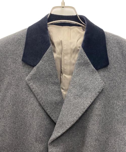 Hepworths（ヘップワース）Hepworths (ヘップワース) フライフロントコート グレー サイズ:SIZE ONEの古着・服飾アイテム